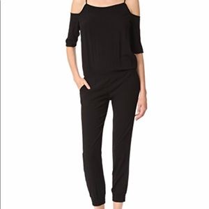 NWOT Monrow Cold Shoulder Jumpsuit